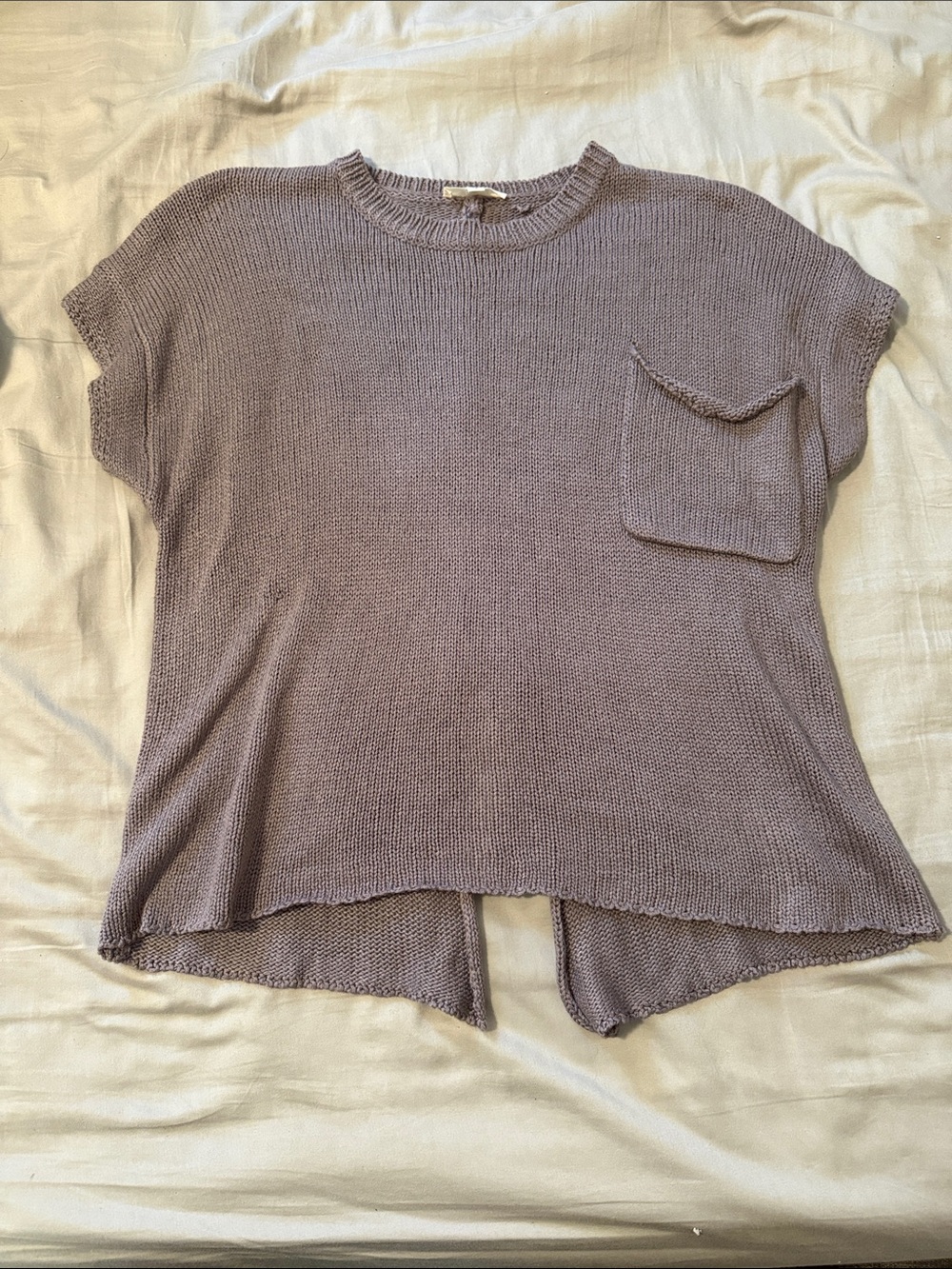 ILLA ILLA Mauve Knit Short-Sleeve Top